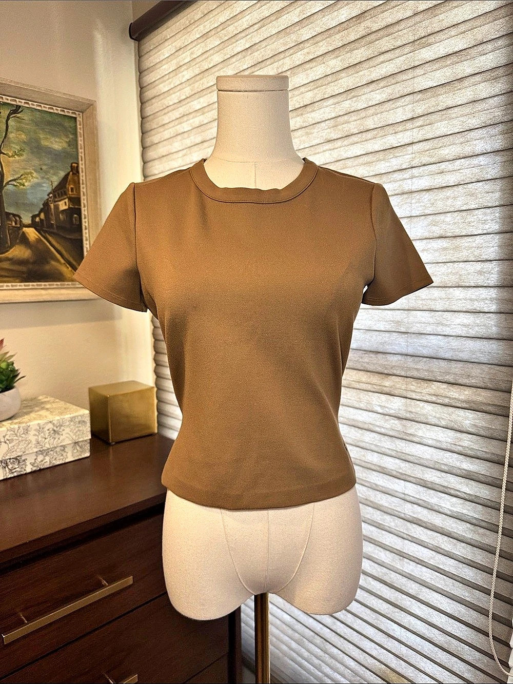 rag & bone Quinn Zip Tee. Size Small